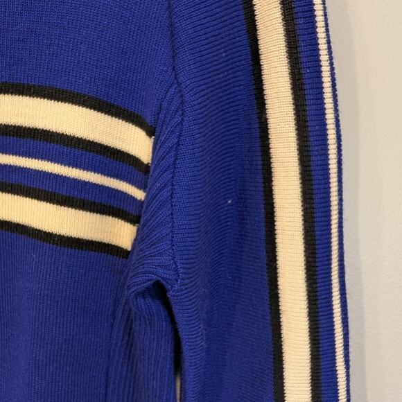 EIR Wool Sweater Vintage Nock Neck Zip 90's Y2K Apres Ski Layer - Size S - Picture 6 of 8